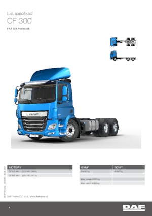 Bakwagen DAF CF 340 FAT SLEEPER CAB