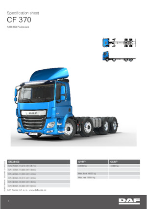 Bakwagen DAF CF 370 FAD