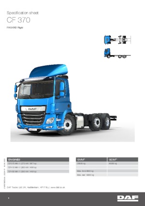 Bakwagen DAF CF 370 FAG