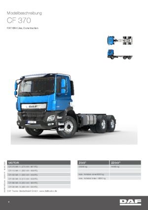 Bakwagen DAF CF 370 FAT Construction