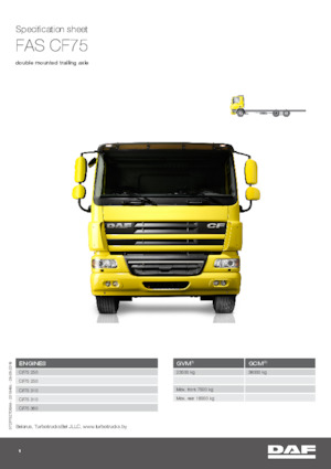 Bakwagen DAF CF 75.360 FAS
