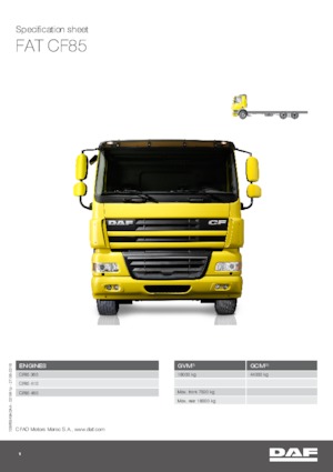 Bakwagen DAF CF 85.460 FAT DC