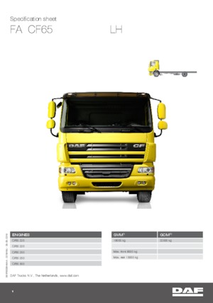 Bakwagen DAF CF 65.220 FA LH