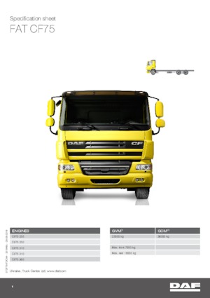 Bakwagen DAF CF 75.250 FAT