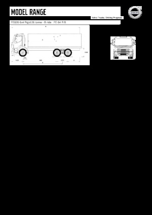 Bakwagen Volvo Trucks FE826 6x4