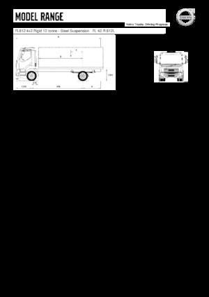 Bakwagen Volvo Trucks FL812 4x2