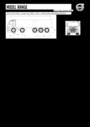 Bakwagen Volvo Trucks FMX13.420 10x4 Rigid -X-High Tag Tridem