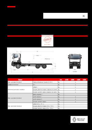 Bakwagen Renault K P6X6 MEDIUM 11L E6