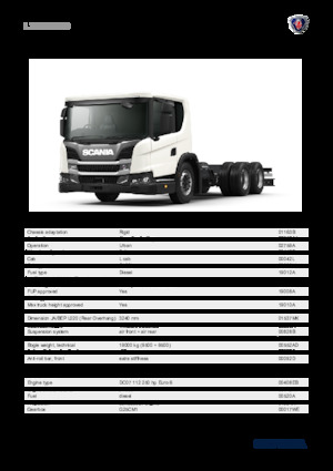 Bakwagen Scania L 250 B6x4NB