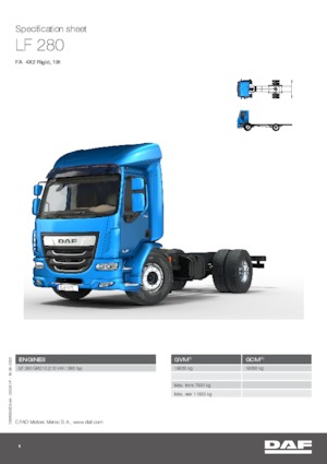 Bakwagen DAF LF 280 FA 19t