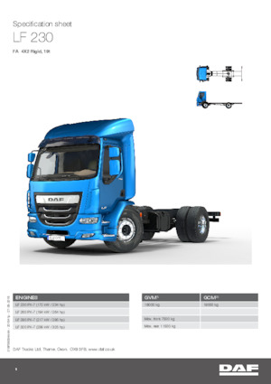Bakwagen DAF LF 320 FA 19t
