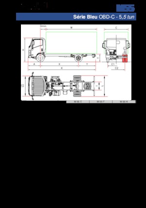 Bakwagen Isuzu M55 E