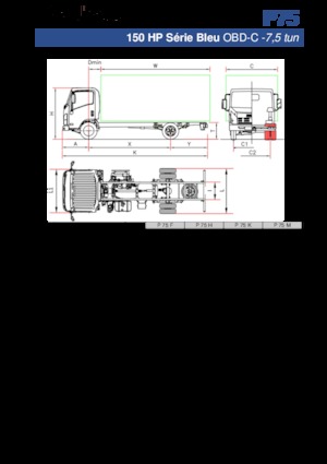 Bakwagen Isuzu P75 M