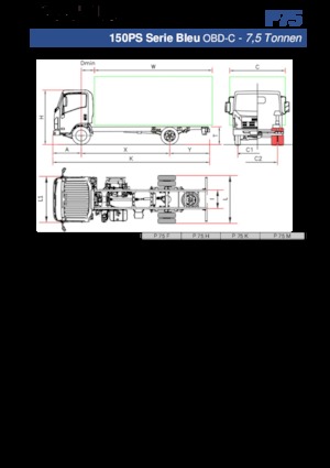 Bakwagen Isuzu P75 M
