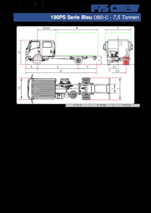 Bakwagen Isuzu P75 Q Crew