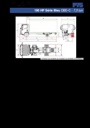 Bakwagen Isuzu P75 Q
