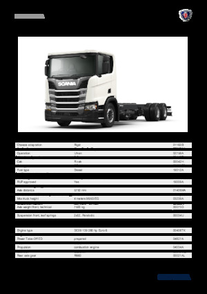 Bakwagen Scania R 280 B6x2NA