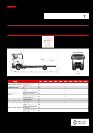 Bakwagen Renault T HIGH P4X2 LOW 13L E6