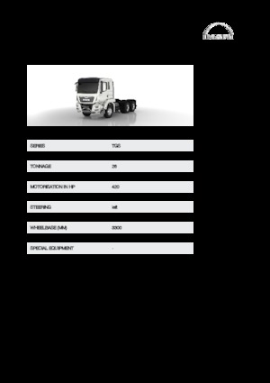 Bakwagen MAN TGS 26.420 6x6H