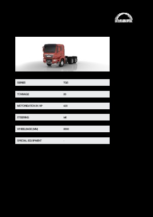 Bakwagen MAN TGS 33.420 6x6H