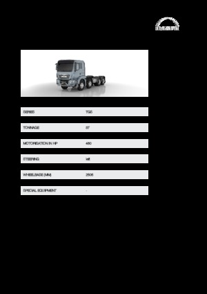 Bakwagen MAN TGS 37.460 8x4