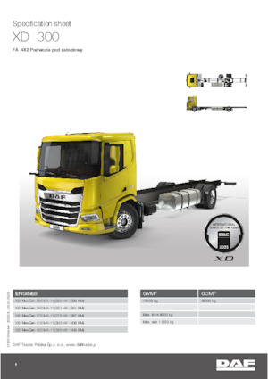 Bakwagen DAF XD 340 FA