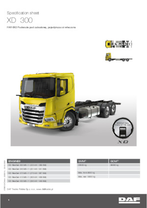 Bakwagen DAF XD 340 FAR