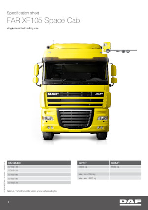 Bakwagen DAF XF 105.460 FAR