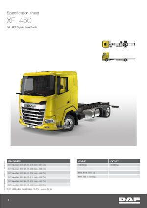 Bakwagen DAF XF 430 FA Low Deck