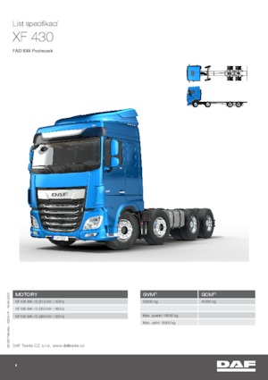 Bakwagen DAF XF 430 FAD