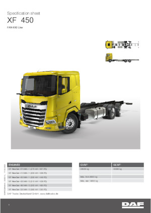 Bakwagen DAF XF 430 FAN