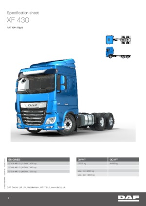 Bakwagen DAF XF 430 FAT