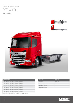 Bakwagen DAF XF 430 FA