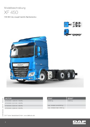 Bakwagen DAF XF 450 FAK