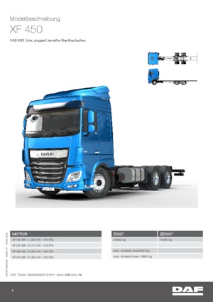 Bakwagen DAF XF 450 FAS