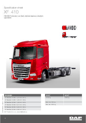 Bakwagen DAF XF 430 FAS Low Deck