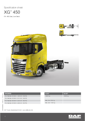 Bakwagen DAF XG+ 450 FAR