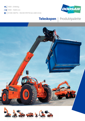 Telescoopladers Doosan DT160