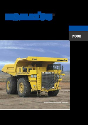 Stortwagen met achterwaartse kanteling Komatsu 730E