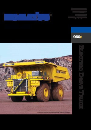 Stortwagen met achterwaartse kanteling Komatsu 960E-2K