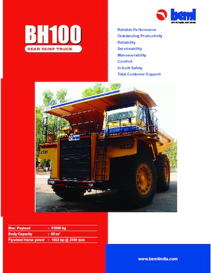 Stortwagen met achterwaartse kanteling Beml BH100