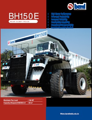 Stortwagen met achterwaartse kanteling Beml BH150E