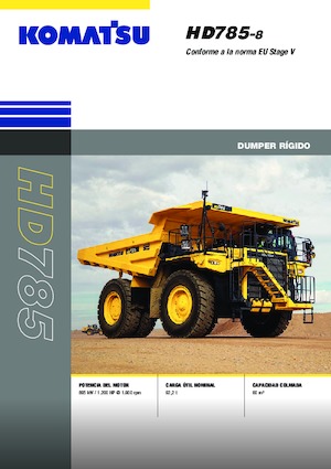 Stortwagen met achterwaartse kanteling Komatsu HD785-8E0