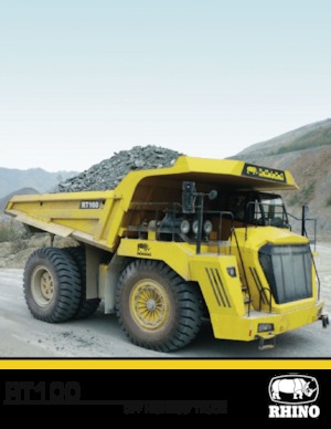 Stortwagen met achterwaartse kanteling RHINO RT100