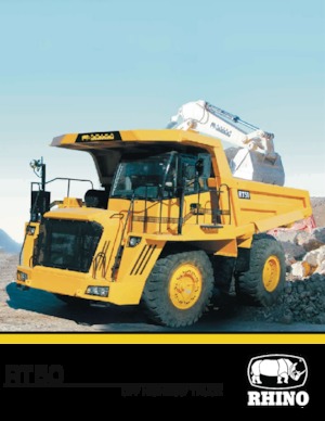 Stortwagen met achterwaartse kanteling RHINO RT50