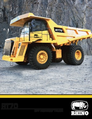 Stortwagen met achterwaartse kanteling RHINO RT70