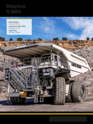 Stortwagen met achterwaartse kanteling Liebherr T 264