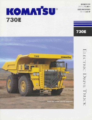 Stortwagen met achterwaartse kanteling Komatsu 730E