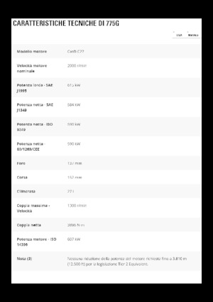 Stortwagen met achterwaartse kanteling Caterpillar 775G