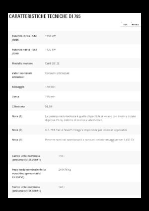 Stortwagen met achterwaartse kanteling Caterpillar 785